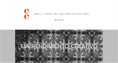 Desktop Screenshot of emprendimientocreativo.com