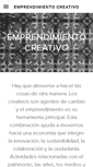 Mobile Screenshot of emprendimientocreativo.com